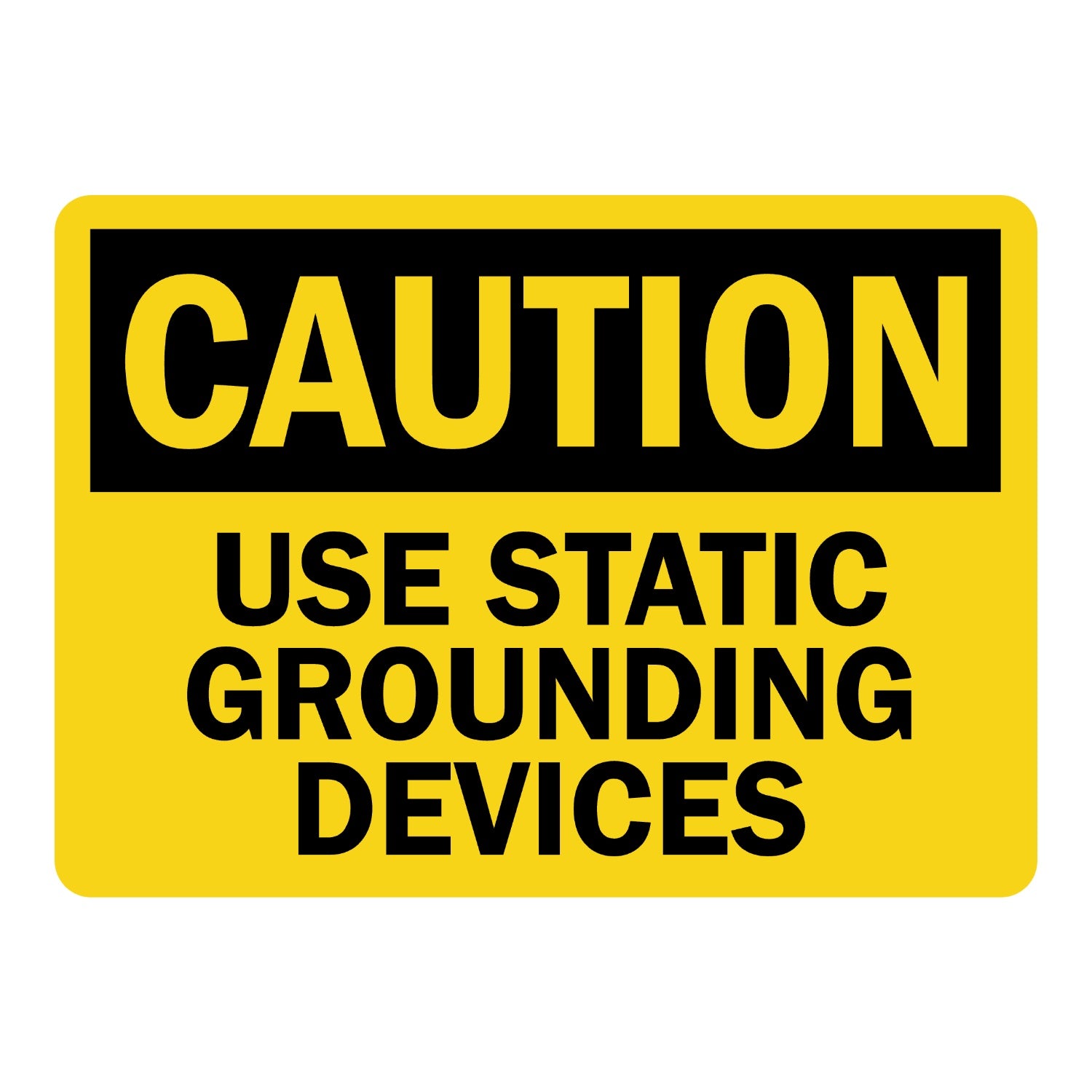 OSHA Caution: Use Static Grounding Devices