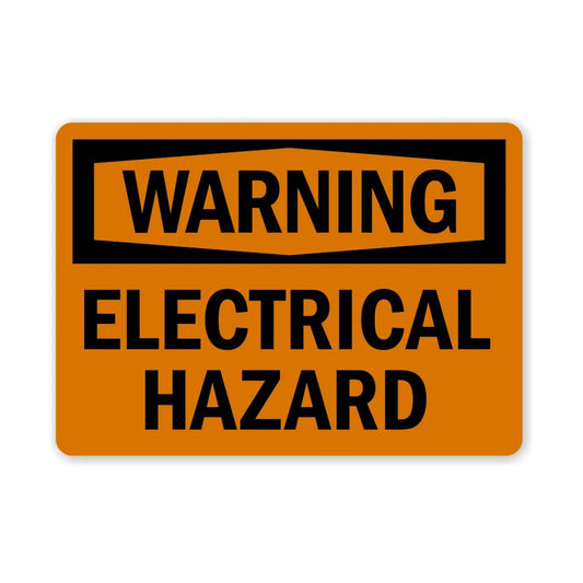 OSHA Warning: Electrical Hazard