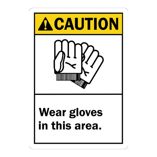 ANSI Caution: Wear Gloves in This Area (With Graphic)