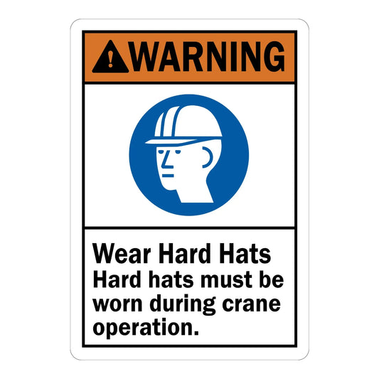 ANSI Warning: Wear Hard Hats During Crane Operation