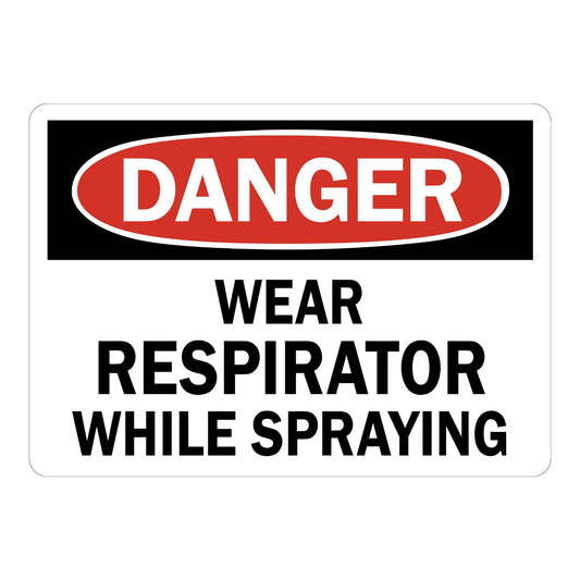 OSHA Danger: Wear Respirator While Spraying