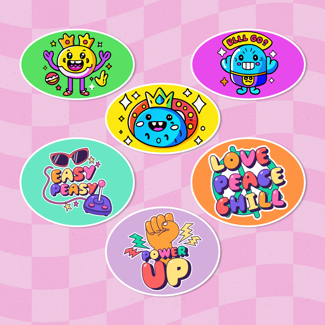 Oval Stickers